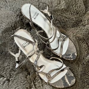 Stuart weitzman snake skin heels